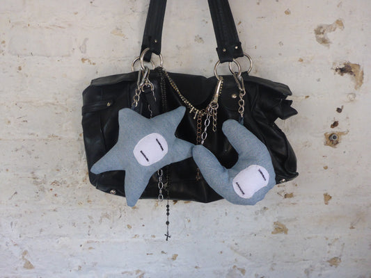 MOSS KEYCHAIN BLUE DENIM