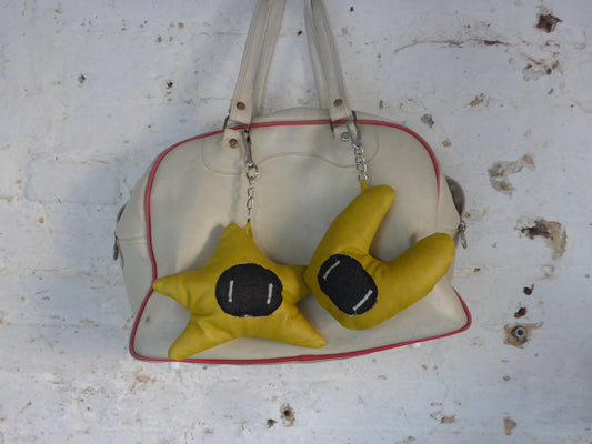 MOSS KEYCHAIN MUSTARD LEATHER