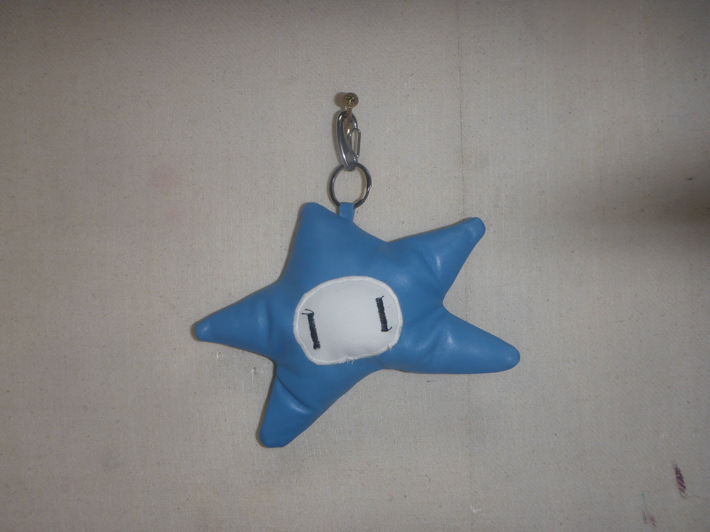 BLUE LATHER MOSS KEYCHAIN
